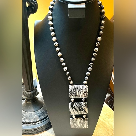 LR Jewelry - Picasso Jasper Stone & bead Necklace